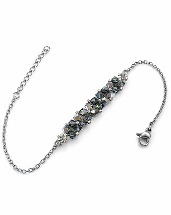 Crystal Square Vitrail - Delikatna bransoletka z kryształów Preciosa, STAGHORN