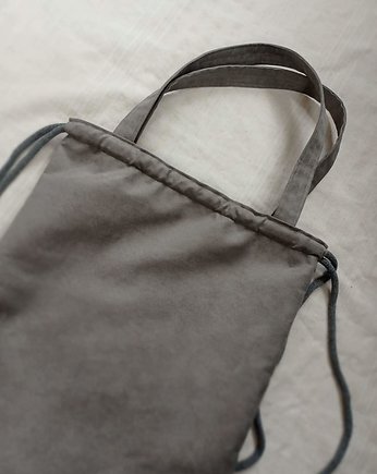 Szara torba plecak 2w1, raspberi