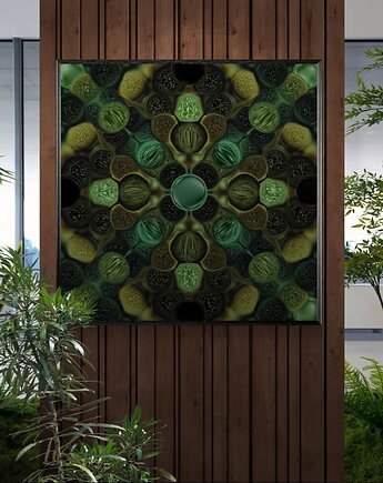 Liquid Symmetry #2, autorski graficzny obraz, AAS Art Studio