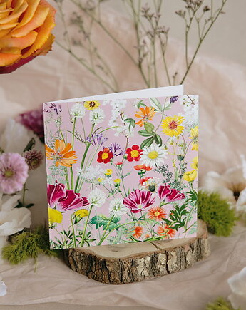 Kartka okolicznościowa "Sielskie Kwiaty", Łukasz Kuleta