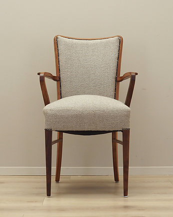 Krzesło orzechowe, duński design, lata 70, produkcja: Dania, Przetwory design