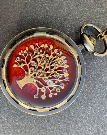 WISIOR - TREE OF LIFE II - Dwustronny - Unikat - drzewo, DROBINY CZASU