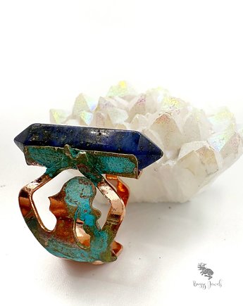 Pierścionek z lapis lazuli,  Buggy Jewels