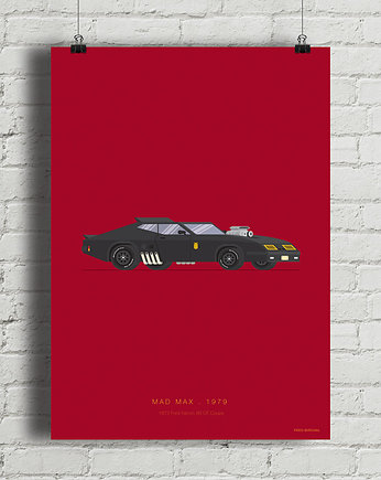 Plakat Mad Max - Ford Falcon , minimalmill