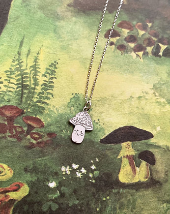 Happy Amanita - Muchomor - Naszyjnik - Grzybek, BOSKE