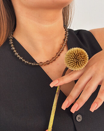 Naszyjnik Kwarc Dymny, Chmolowska Jewellery