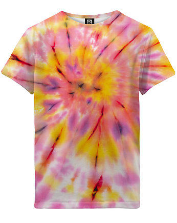 T-shirt Girl DR.CROW Tie Die Pink, DrCrow