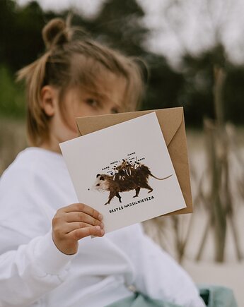 NAJSILNIEJSZA - kartka dla mamy (Dzień Mamy), HI LITTLE