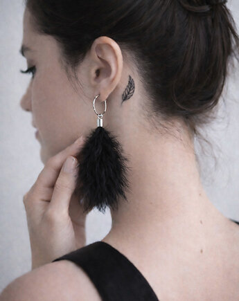 Kolczyki z piór onyks, Ajdacho