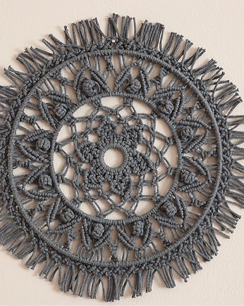 Mandala, koło z makramy, Beatja