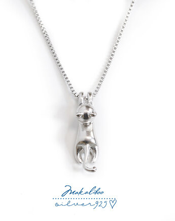 Kotek naszyjnik, Ewa Saj  Silver