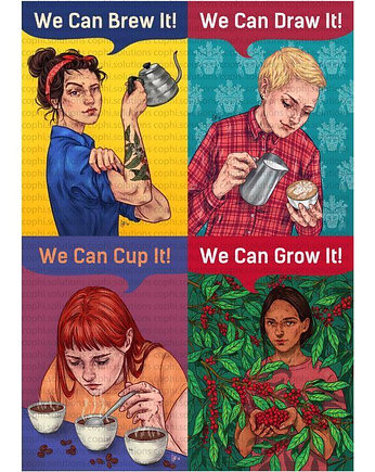 Seria plakatów: WE CAN, Cophi Solutions