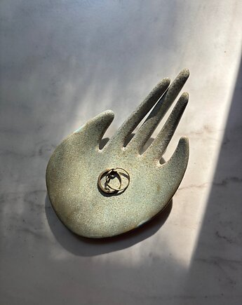 Ceramiczna Łapka Handmade Talerzyk na Biżuterię Syreni Śpiew, Maison Fragile