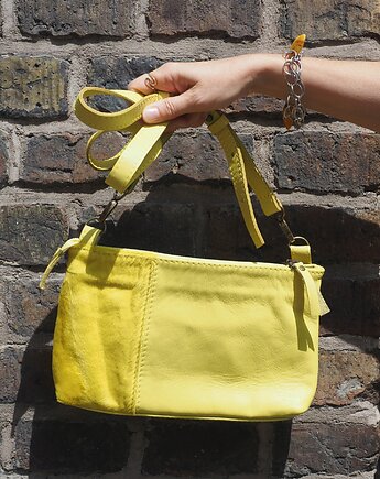 Torebka kopertówka Pola -żółta crossbody bag, kagenbags