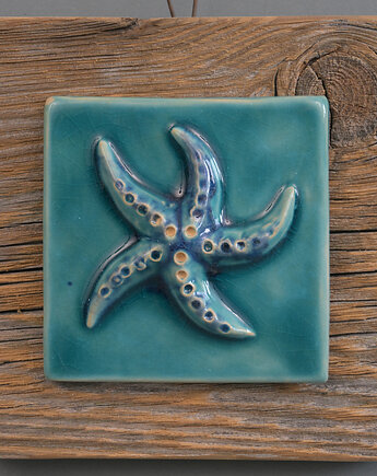 Obrazek  morski na desce, cerama