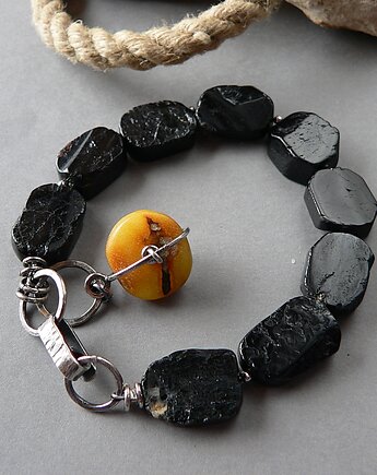 -czarny turmalin i bursztyn-, Emilia Woźniak