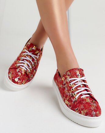 Sneakersy skórzane    (6650), BOSCCOLO