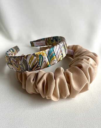 Jedwabna okręcana opaska do włosów Irene, Volie Line