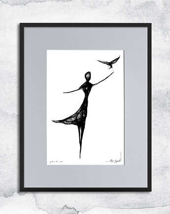 Grafika z ramą - nr 136, Maja Gajewska