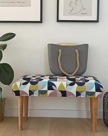 ŁAWKA ławeczka tapicerowana pufa kolorowa lotus, HouseBerry