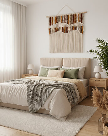 Duża makrama Kolory Ziemi 100, Barwny Zakątek