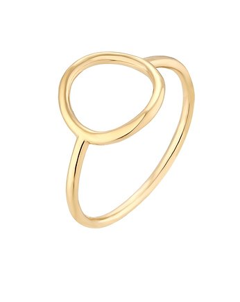 Złoty delikatny pierścionek, SOTHO
