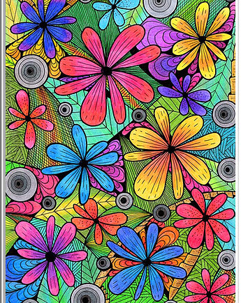 3. ZACZAROWANY OGRÓD - rysunek, plakat., kama4you