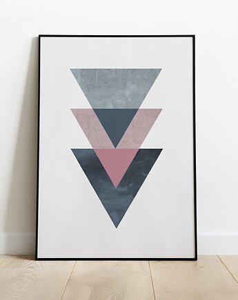 Nowoczesny plakat/grafika na ścianę, skandynawski styl., Grawisfera