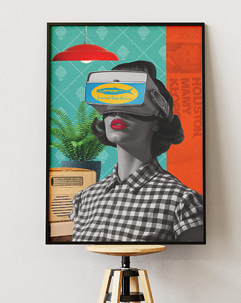 Plakat Szwedzki Sklep Meblowy - Retro Kolaż, DAPIDOKA