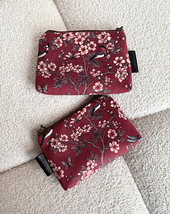 Portfelik na karty sakura, sacky bag