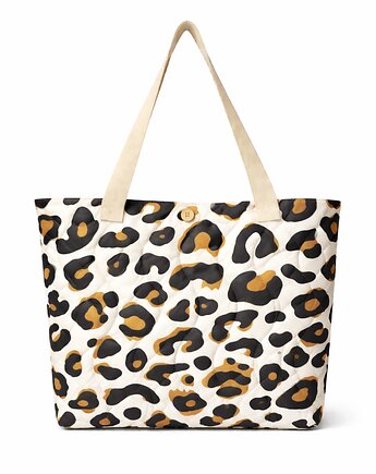 Torba pikowana - panterka, centki, Linen House