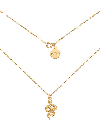 Złoty naszyjnik z gniecionym wężem, SOTHO