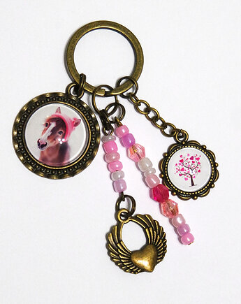 Breloczek - Konik, drzewko miłości, serce, yenoo