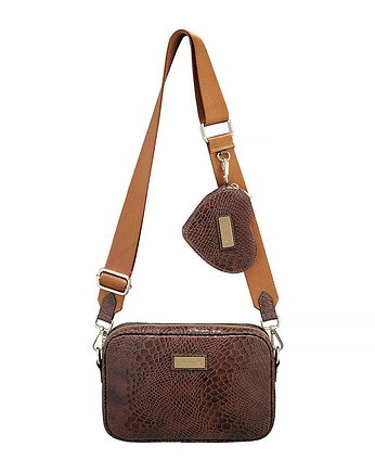 Torebka VALENCIA DUO CROCO BROWN, paulinaschaedel