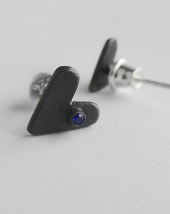 Kolczyki srebrne SERDUSZKO, Katarzyna Kaminska ART