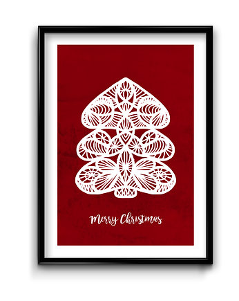 Plakat Merry Christmas, Bury Lis
