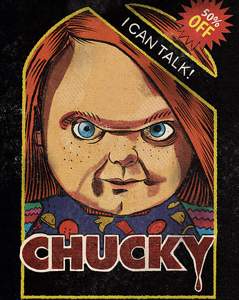 Plakat Chucky, Natalia Biegalska