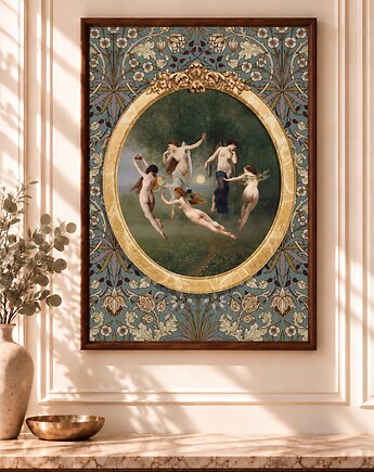 Plakat Fine Art giclee kolaż Taniec, ma illustories