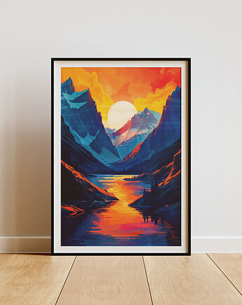 Plakat - mountain side, Harry Monkey