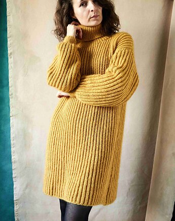Sukienka CASSY Wełna-Mohair-Jedwab, Knit Couture