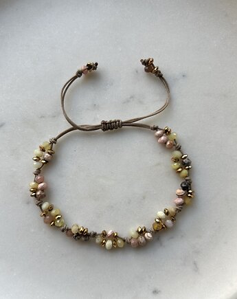 Amuletka Boho Summer - z Cytrynem i Rodonitem, Ili arte biju