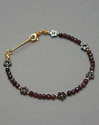 Granaty vol. 13 /bransoletka/ - Szlachetna kolekcja, KiKa pracownia