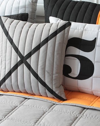 Poszewka z X  40x40cm pikowana, patchwork house