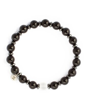 Męska bransoletka zodiakalna - Bliźnięta - Energia i Równowaga II, Kulka Bransoletki