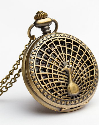 PEACOCK  - zegarek mechaniczny na łańcuszku, DROBINY CZASU