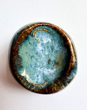 Kamień antystresowy, worry stone , miziak, Glina & Lina