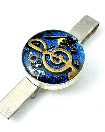 Spinka do Krawata - Butka (blue) (unikat), DROBINY CZASU