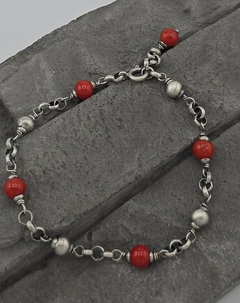 Koral - bransoletka, RayOfArt