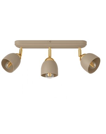 Lampa Sufitowa Regulowana Kaszmir Złoto Żyrandol Nowoczesny Agata Led 3Xe27, SkyLighting