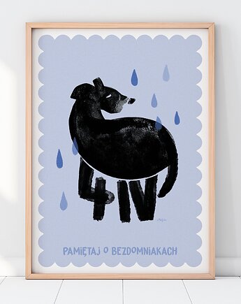 Plakat 4 IV Dzień Zwierząt Bezdomnych, Kasia Masala